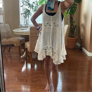 Vintage Free People Lace Tunic